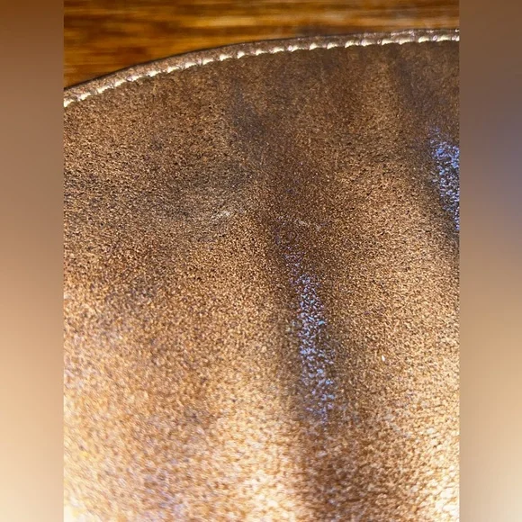 Free People crossbody purse brown metallic sparkly western country boho cowgirl - Picture 6 of 11